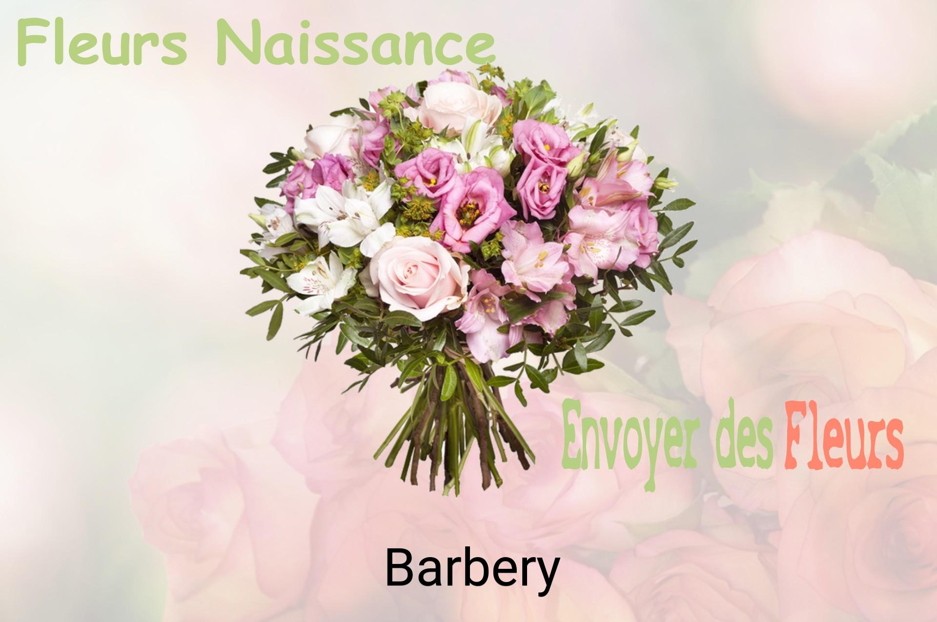 Bouquet de fleurs de naissance livré à Barbery